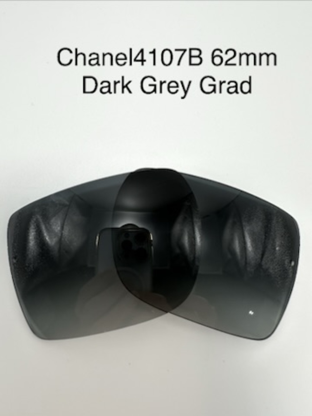 Factory Replacement Lenses for Chanel 4107B Sunglasses 62mm Dark Grey Gradient
